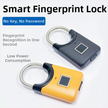 Биометрично заключване за шкафове SKG-555B, 10 отпечатъка, над 100000 отключвания, време на сканиране <1 сек, захранване DC