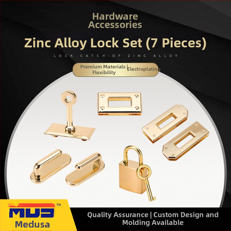 Somu bloķētājs Medeuth — cinka sakausējuma bloķētājs; modeļi: Long seat A, Square A, Sharp B, Bare body real lock, Seven-shaped arch bridge; pielāgošana pieejama; piemērots dažādām somām