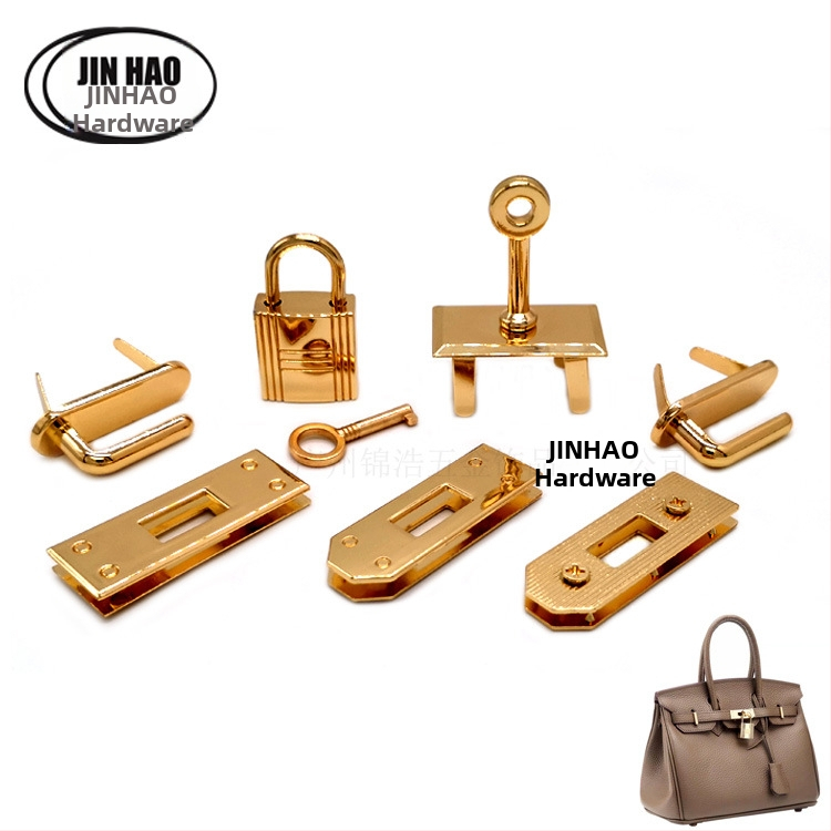 Astoņu piederumu komplekts tašu no cinka sakausējuma, piemērots bagāžai, zīmols Jinhao