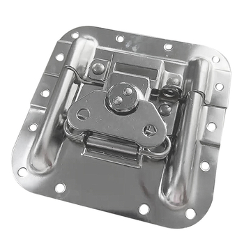 Nerūsējošā tērauda leptirslēdzis bagāžai – bez caurumiem, logotipa druka iespējama, mūsdienīgs minimālisma stils