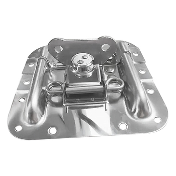 Nerūsējošā tērauda leptirslēdzis bagāžai – bez caurumiem, logotipa druka iespējama, mūsdienīgs minimālisma stils