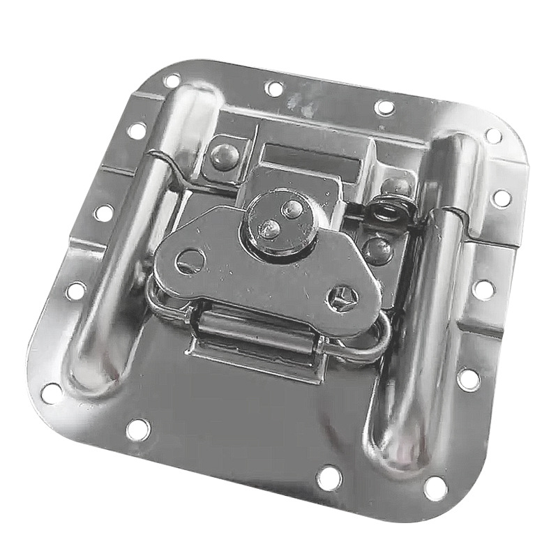 Nerūsējošā tērauda leptirslēdzis bagāžai – bez caurumiem, logotipa druka iespējama, mūsdienīgs minimālisma stils