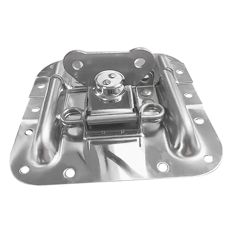 Nerūsējošā tērauda leptirslēdzis bagāžai – bez caurumiem, logotipa druka iespējama, mūsdienīgs minimālisma stils