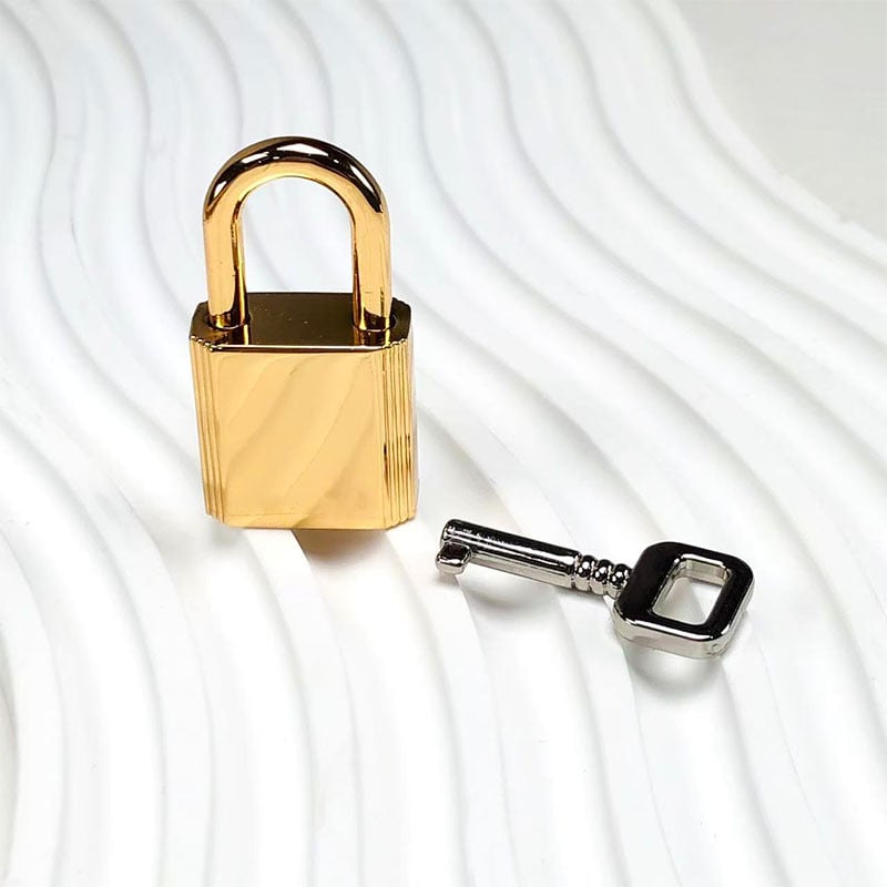 Încuietoare pentru genți din aliaj de aluminiu | Stil urban minimalist | Model monocrom | 2024 iarnă