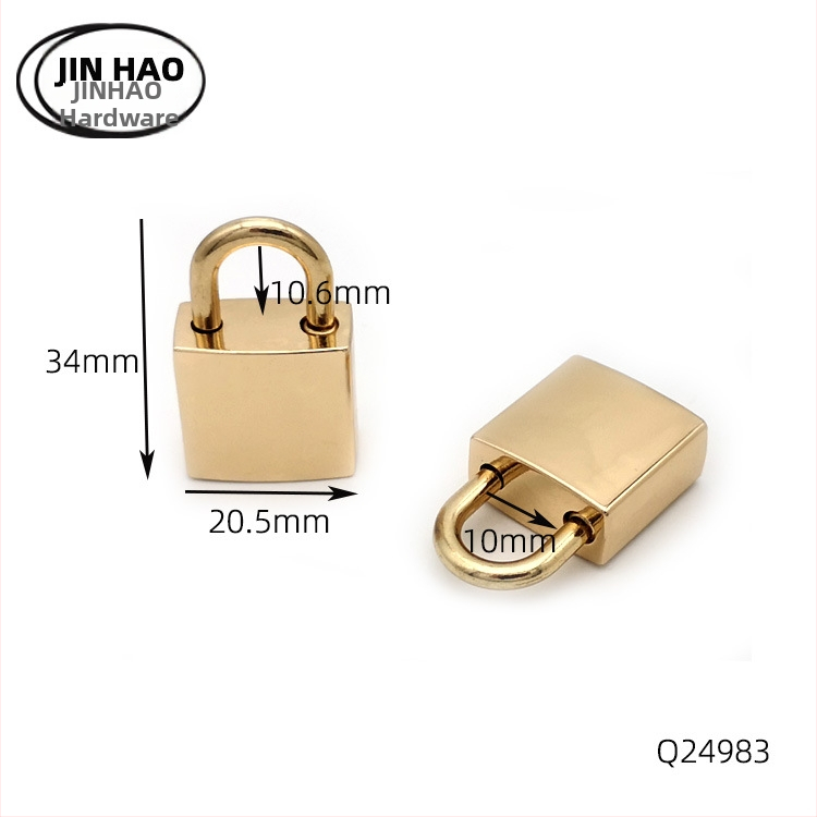 Aizslēdz somu piederumus no cinka sakausējuma, tīrs korpuss, bez atslēgas stila