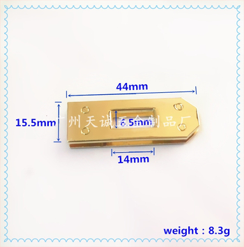 Trīsdaļīgs kvadrātiskais pagrieziena aizslēgs somām, cinka sakausējums