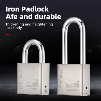 Slēdzene Type C, no dzelzs, zīmols Goeo, piemērots rūpnīcai, lielveikalam un mājām