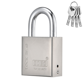 Slēdzene Type C, no dzelzs, zīmols Goeo, piemērots rūpnīcai, lielveikalam un mājām