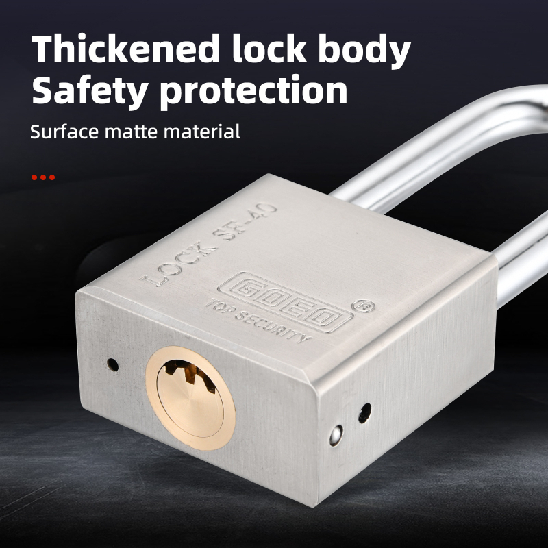 Slēdzene Type C, no dzelzs, zīmols Goeo, piemērots rūpnīcai, lielveikalam un mājām