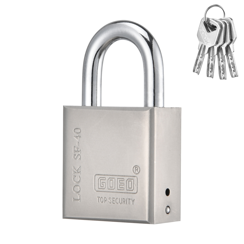 Slēdzene Type C, no dzelzs, zīmols Goeo, piemērots rūpnīcai, lielveikalam un mājām