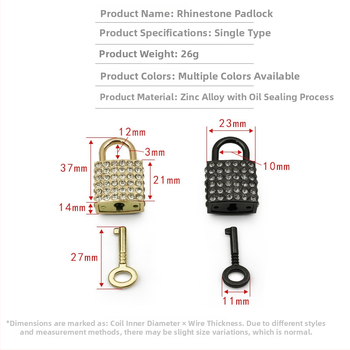 Bagāžas aizslēdzējs ar dimanta ielikumu | Materiāls: cinka sakausējums; Modelis: 0156; Sērija: aizslēdzējs; Piemērošana: somas