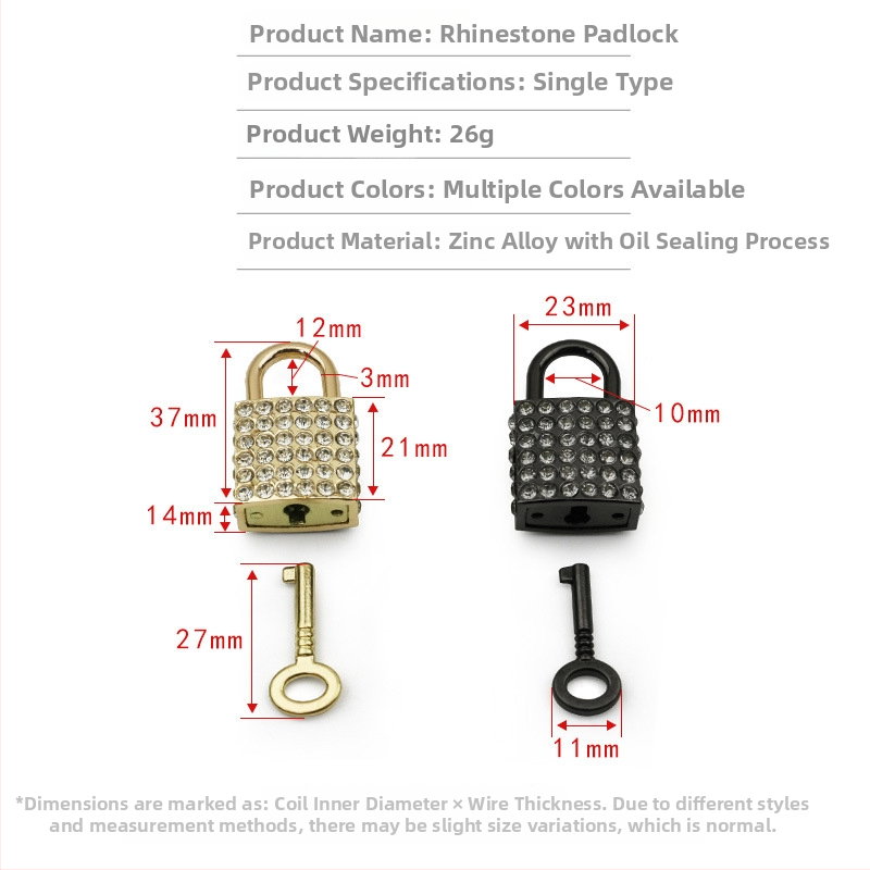 Bagāžas aizslēdzējs ar dimanta ielikumu | Materiāls: cinka sakausējums; Modelis: 0156; Sērija: aizslēdzējs; Piemērošana: somas