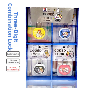 Jin Yi ABS parolē slēdzene – Mini ceļojumu slēdzene, 24 g, logotipa druka pieejama, personalizācija, piemērota ceļojumu somām, koferiem, kosmētikas somām un biroja precēm