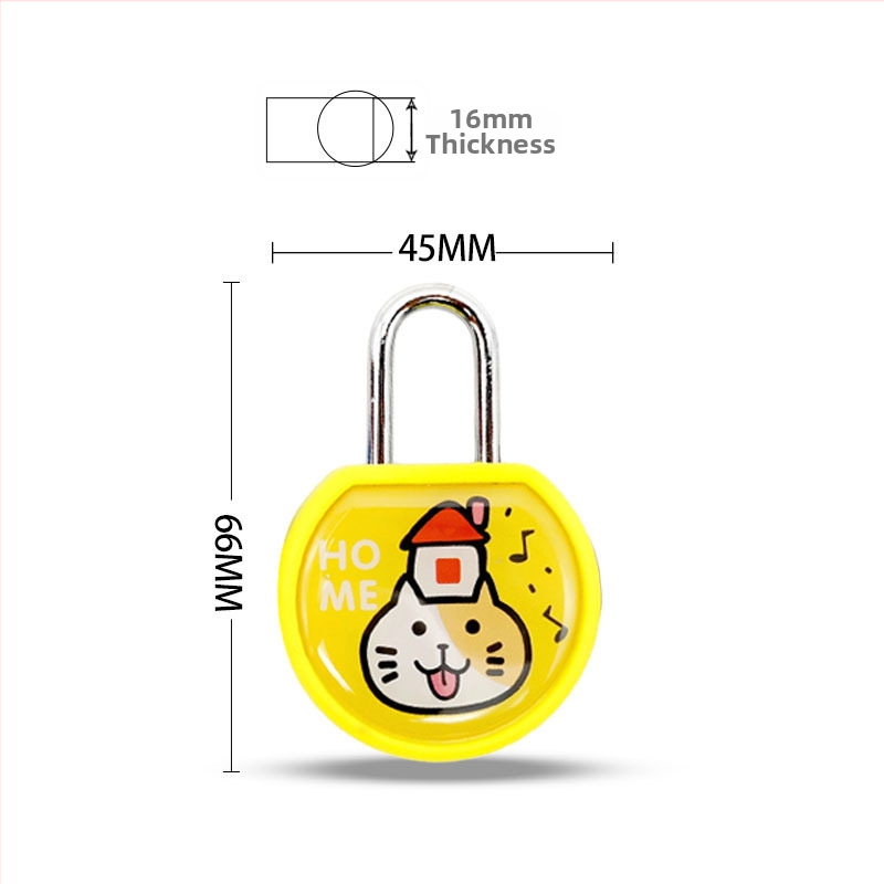 Jin Yi ABS parolē slēdzene – Mini ceļojumu slēdzene, 24 g, logotipa druka pieejama, personalizācija, piemērota ceļojumu somām, koferiem, kosmētikas somām un biroja precēm