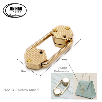 Somas aksesuāri: griežams slēdzis no sakausējuma, sešstūra forma, modelis H2213-2, augšējais skrūves tips, zīmols Jinhao