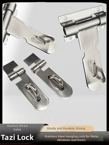 Horizontāla slēdzene no nerūsējoša tērauda, modelis 2,5 collas