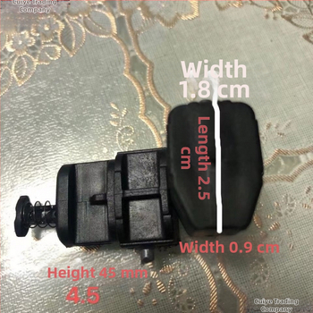 Pagasi aksessuaarid – teleskoopilise varre lukustuslips ja metallist klamber (komponentendid)