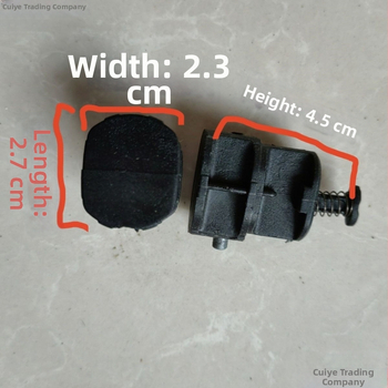 Pagasi aksessuaarid – teleskoopilise varre lukustuslips ja metallist klamber (komponentendid)