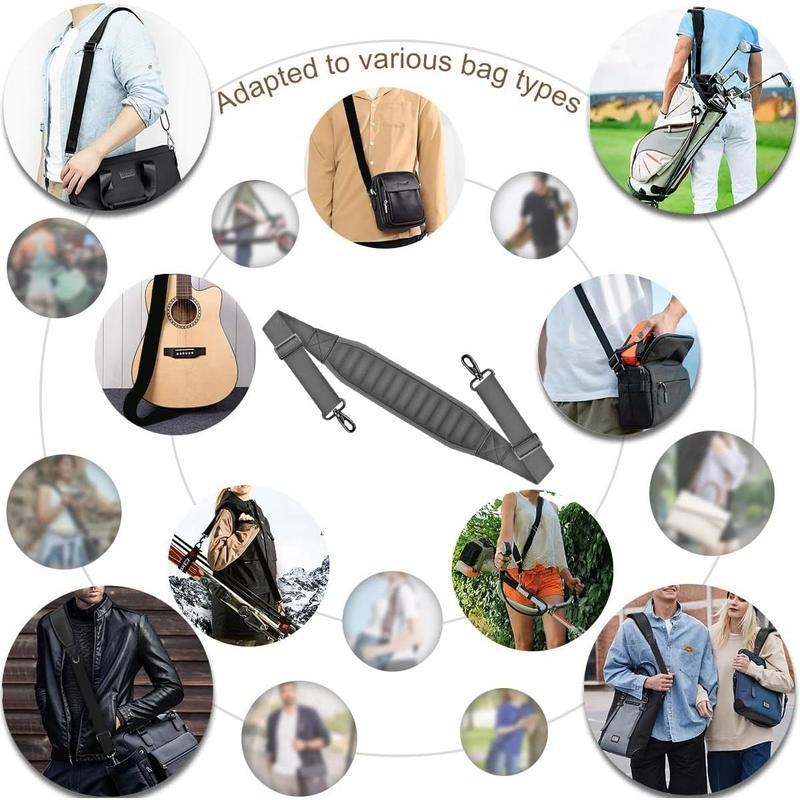 Universali rankinės dirželis su stora neopreno apdaila, ABS medžiaga, bagažo priedai