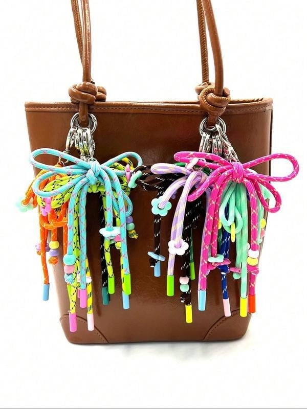 Virvės rankinės pakabukas – audinys, bagažo priedai, prekė: Other