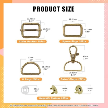 Krepšinių gamybos priedų rinkinys - 100 metalinių sagtelių portfeliui, ABS medžiaga, lagaminų aksesuarai