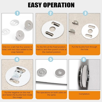 Krepšinių gamybos priedų rinkinys - 100 metalinių sagtelių portfeliui, ABS medžiaga, lagaminų aksesuarai