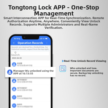 Електронно заключване с пръстов отпечатък, модел G916, водоустойчив дизайн, съхранява 50 отпечатъка, отключване над 10 000 пъти, време за сканиране под 2 секунди.