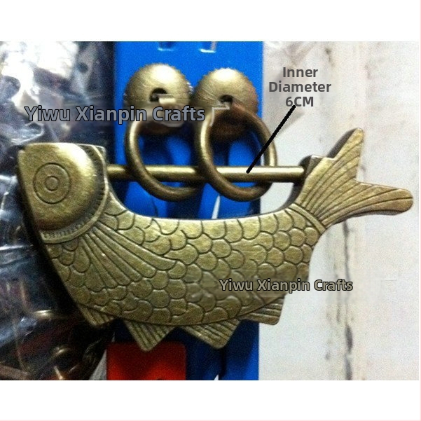 Sakausējuma slēdzene antīkā stila horizontāla aizsardzība; svars 100 g; stils Jaunais Ķīnas stils