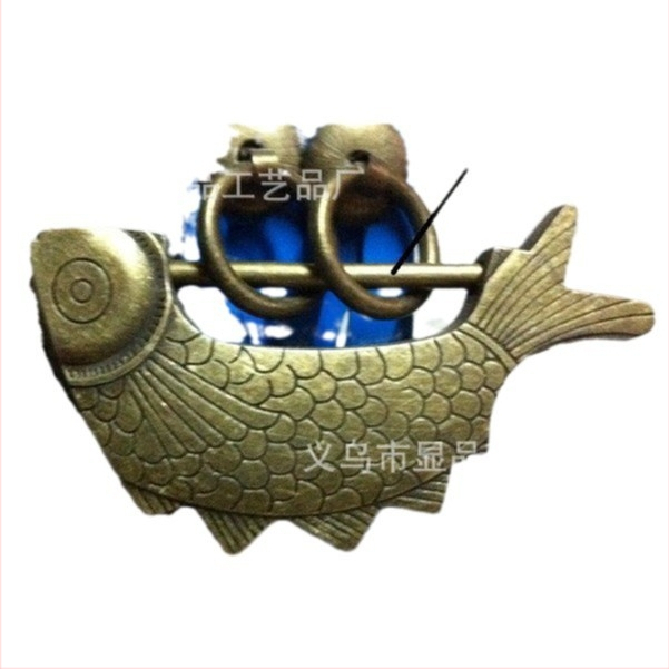 Sakausējuma slēdzene antīkā stila horizontāla aizsardzība; svars 100 g; stils Jaunais Ķīnas stils