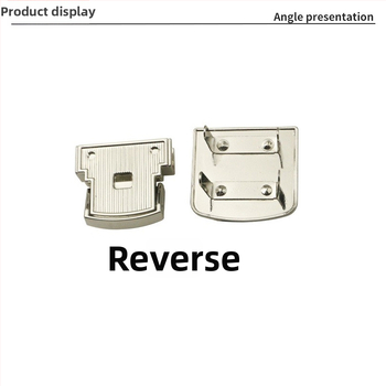 Táska zár - Fém négyzet alakú zár, Yongrun 102312, Bőrönd-kiegészítők