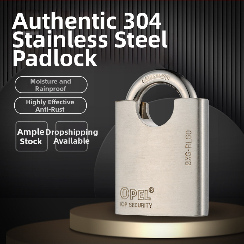 BXG-BL no nerūsējošā tērauda 304 – ūdensizturīga, izturīga pret koroziju, pret uzlaušanu un zāģēšanu, atslēga no misiņa