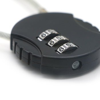 Fanfu S815 lagaminų užtrauktuko spyna - apskrito tipo spyna, slaptažodžio užraktas, cinko lydinys