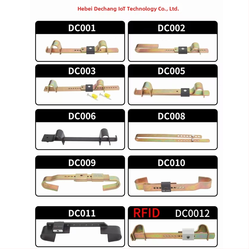 Svina zīmogs konteineriem un kravas automobiļiem – De chang, Q235A tērauds, piemērots konteineriem, kravas automobiļiem, dzelzceļa transportam un loģistikai