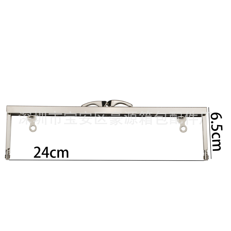 DIY pénztárca keret hardver: fishtail fej és kutya fej profilokkal; lyukak kézzel préselve és csavarokkal (Vas; 2023 tavasz; Táska kiegészítők)