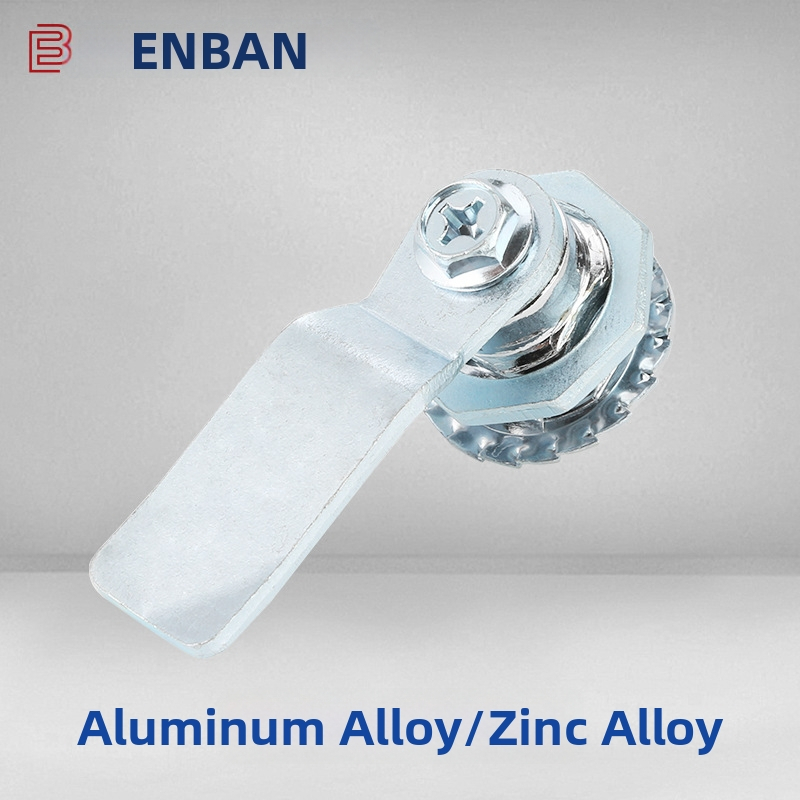 MS705 cilindriskā slēdzene no cinka sakausējuma, spārnu formas dizains, piemērots skapjiem un sadales kastēm