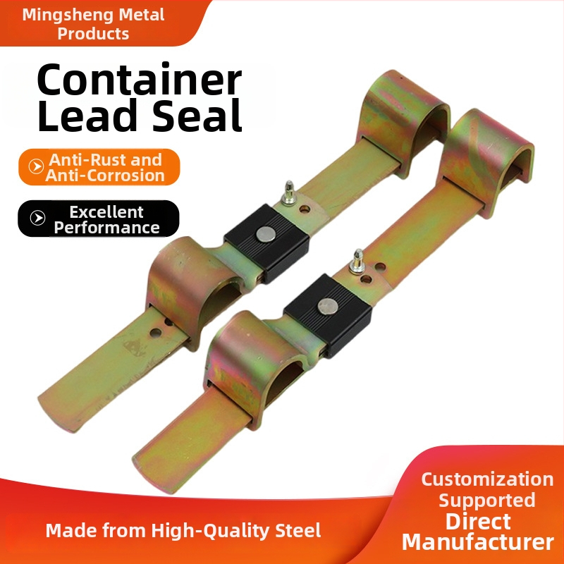 Kohandatud suur raua konteineriseal – plii seald, terasplaadi seald, tugevdatud lukk meretranspordiks ja raudteetranspordiks