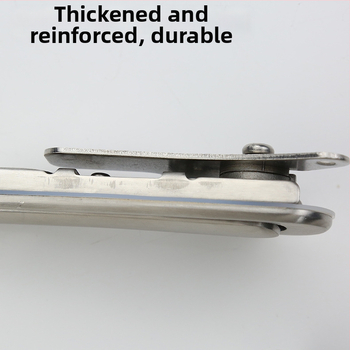 AB402 plakā slēdzene skapim, nerūsējošais tērauds, ar atslēgu, uzstādīšana ar slotu