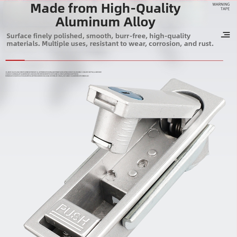 MS713 skapja durvju slēdzene ar rokturi, moderns vienkāršs stils, Hongcai Electric zīmols, pielāgošana pieejama