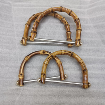 Bambuko rankena rankinei Morihiro – Medžiaga: Bambukas; U formos rankena; Bambuko žiedas; Modelis: vienos spalvos; Bagažinės priedai