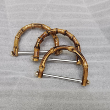 Bambuko rankena rankinei Morihiro – Medžiaga: Bambukas; U formos rankena; Bambuko žiedas; Modelis: vienos spalvos; Bagažinės priedai