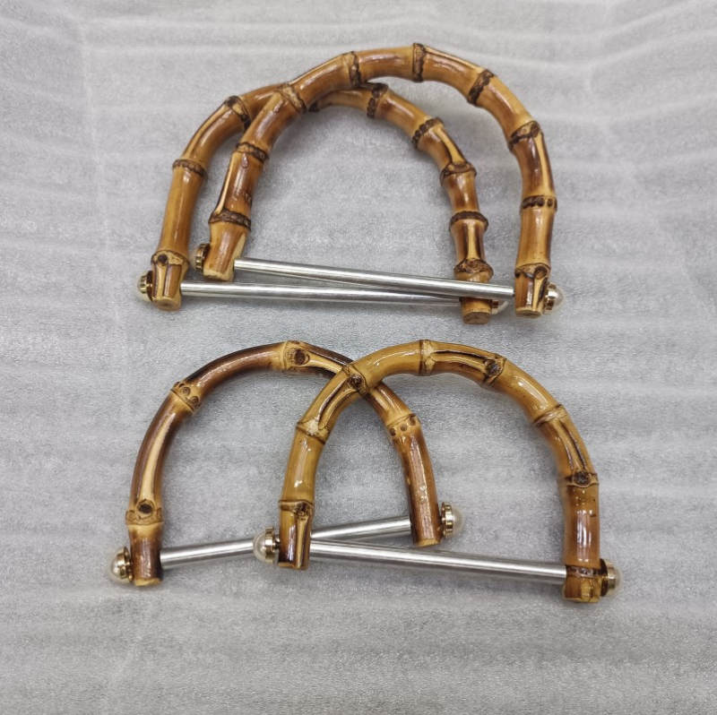 Bambuko rankena rankinei Morihiro – Medžiaga: Bambukas; U formos rankena; Bambuko žiedas; Modelis: vienos spalvos; Bagažinės priedai