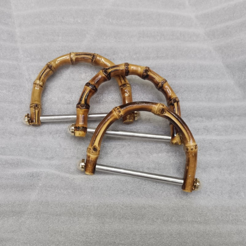 Bambuko rankena rankinei Morihiro – Medžiaga: Bambukas; U formos rankena; Bambuko žiedas; Modelis: vienos spalvos; Bagažinės priedai