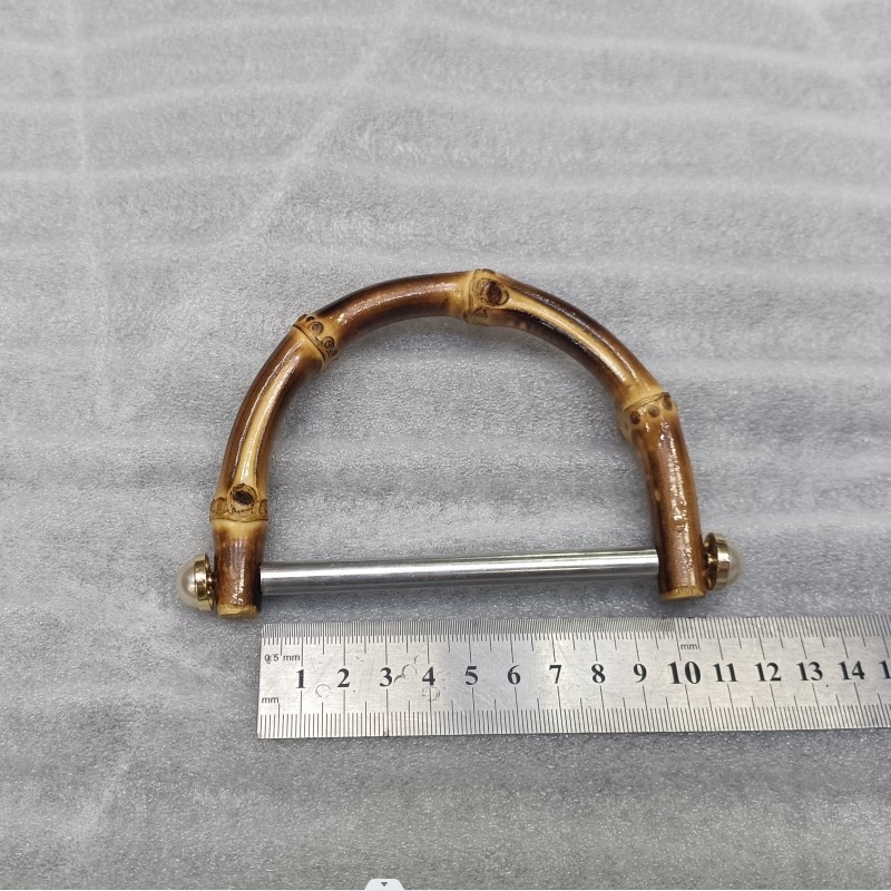 Bambuko rankena rankinei Morihiro – Medžiaga: Bambukas; U formos rankena; Bambuko žiedas; Modelis: vienos spalvos; Bagažinės priedai