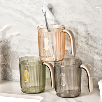 Ceașcă de clătire a gurii din plastic, etanșă și anti-scurgeri, formă regulată de poligon, strat unic