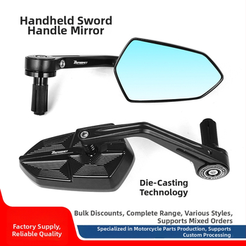 Καθρέφτης πίσω για τιμόνι, τετράγωνος, από κράμα αλουμινίου, μοντέλο Zy-109-8-05, για ηλεκτρικά οχήματα και μοτοσικλέτες