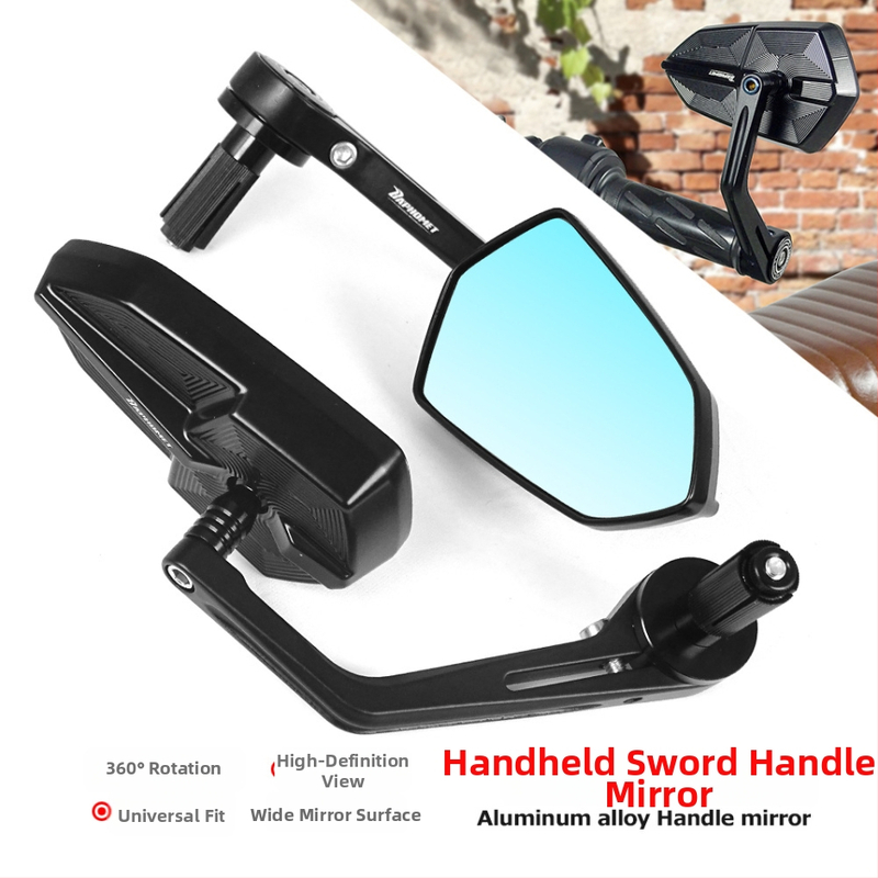 Καθρέφτης πίσω για τιμόνι, τετράγωνος, από κράμα αλουμινίου, μοντέλο Zy-109-8-05, για ηλεκτρικά οχήματα και μοτοσικλέτες