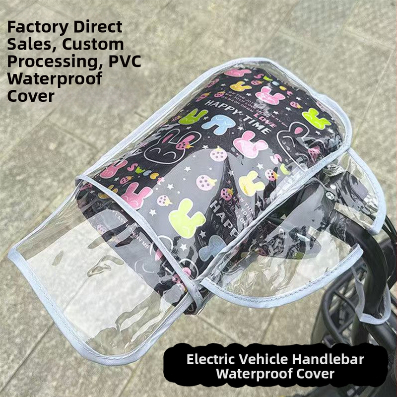 Elektriskā velosipēda stūres pārsegs, ūdensizturīgs, pret vēju, silts ziemā