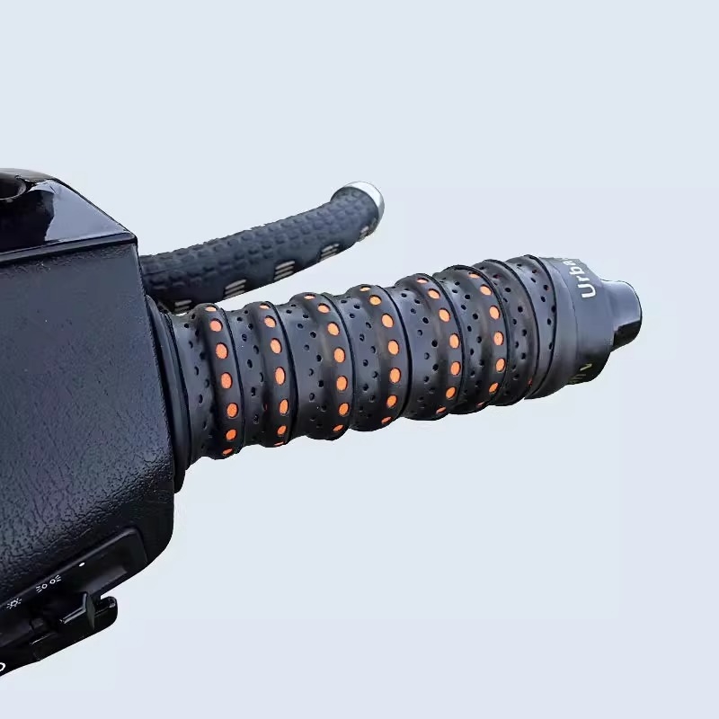 Плюшено универсално покривало за кормило за електрически велосипеди – антиподхлъзващо, зимно удебелено, нормална дебелина