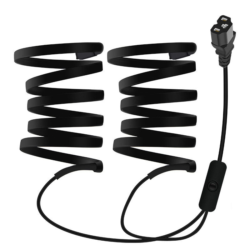 Soojendusega roolirõnga kate elektriliste sõidukite jaoks isesoojenemise funktsiooniga (elektriline soojus; sobib elektriautodele ja mootorratastele; ilma kohandusteta)