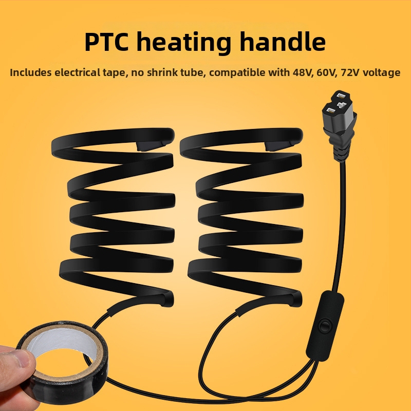 Soojendusega roolirõnga kate elektriliste sõidukite jaoks isesoojenemise funktsiooniga (elektriline soojus; sobib elektriautodele ja mootorratastele; ilma kohandusteta)